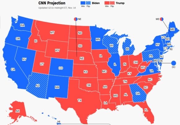 Final Election Projections Would Give Joe Biden 306 Electoral Votes ...